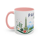 Pakistan Coffee Mug | Travel Souvenir Accent Mug | Country Gift Ceramic Cup 11oz 15oz