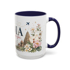 India Home Country Mug | Moving Away Gift | Long Distance Friendship | 11 oz 15 oz Accent Mug