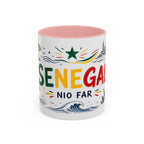 Senegal Soccer Coffee Mug | World Cup Fan Gift | Accent Color Ceramic 11oz 15oz Match Day Cup