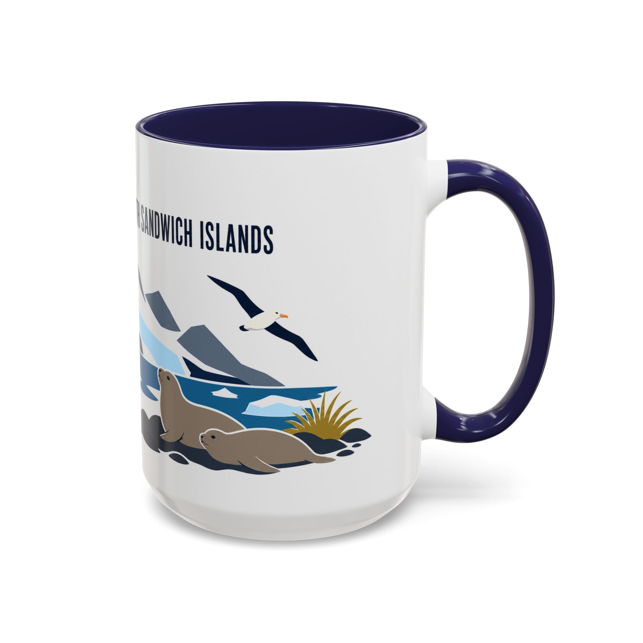 South Georgia and South Sandwich Islands Coffee Mug | Travel Souvenir Accent Mug | Country Gift Ceramic Cup 11oz 15oz