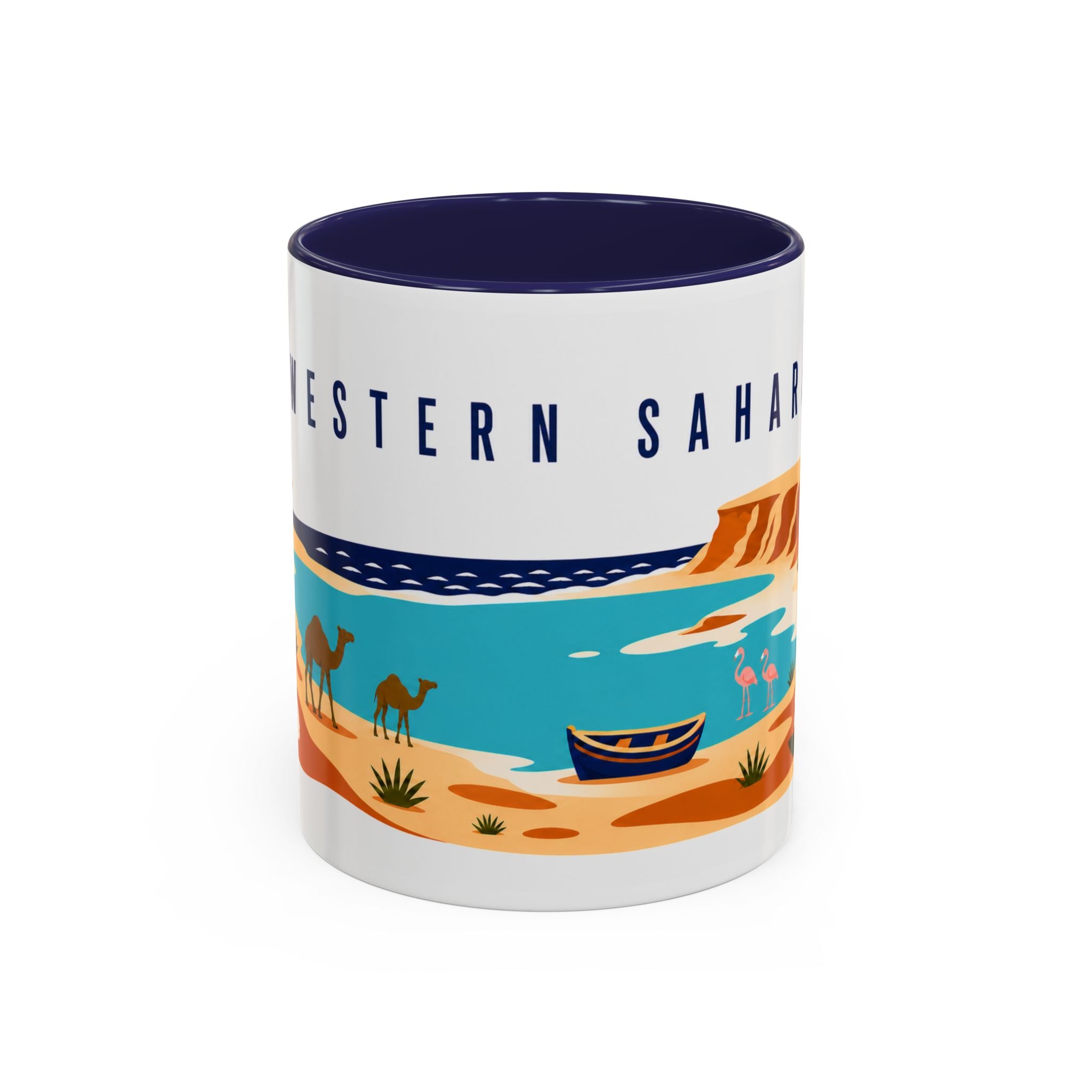 Western Sahara Coffee Mug | Travel Souvenir Accent Mug | Country Gift Ceramic Cup 11oz 15oz