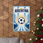 Argentina Soccer Fan Art Poster | Matte Vertical Poster | 2026 soccer season Wall Decor