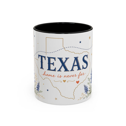 Texas State Map Mug | Bluebonnet Botanical Design, Home Reminder Coffee Cup