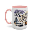 Johannesburg Coffee Mug | South Africa Travel Souvenir | Vintage Illustrated City Gift | 11 oz 15 oz Accent Mug
