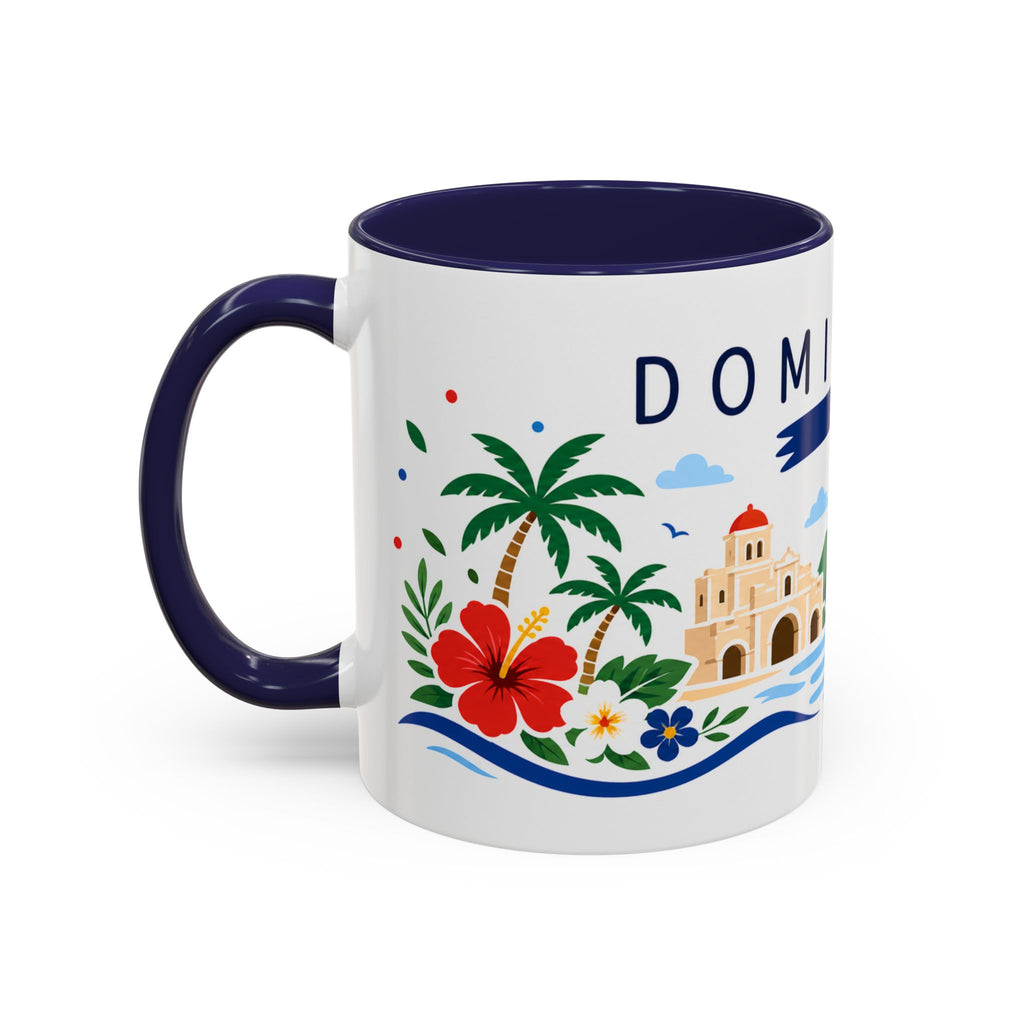 Dominican Republic Coffee Mug | Travel Souvenir Accent Mug | Country Gift Ceramic Cup 11oz 15oz