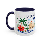 Dominican Republic Coffee Mug | Travel Souvenir Accent Mug | Country Gift Ceramic Cup 11oz 15oz