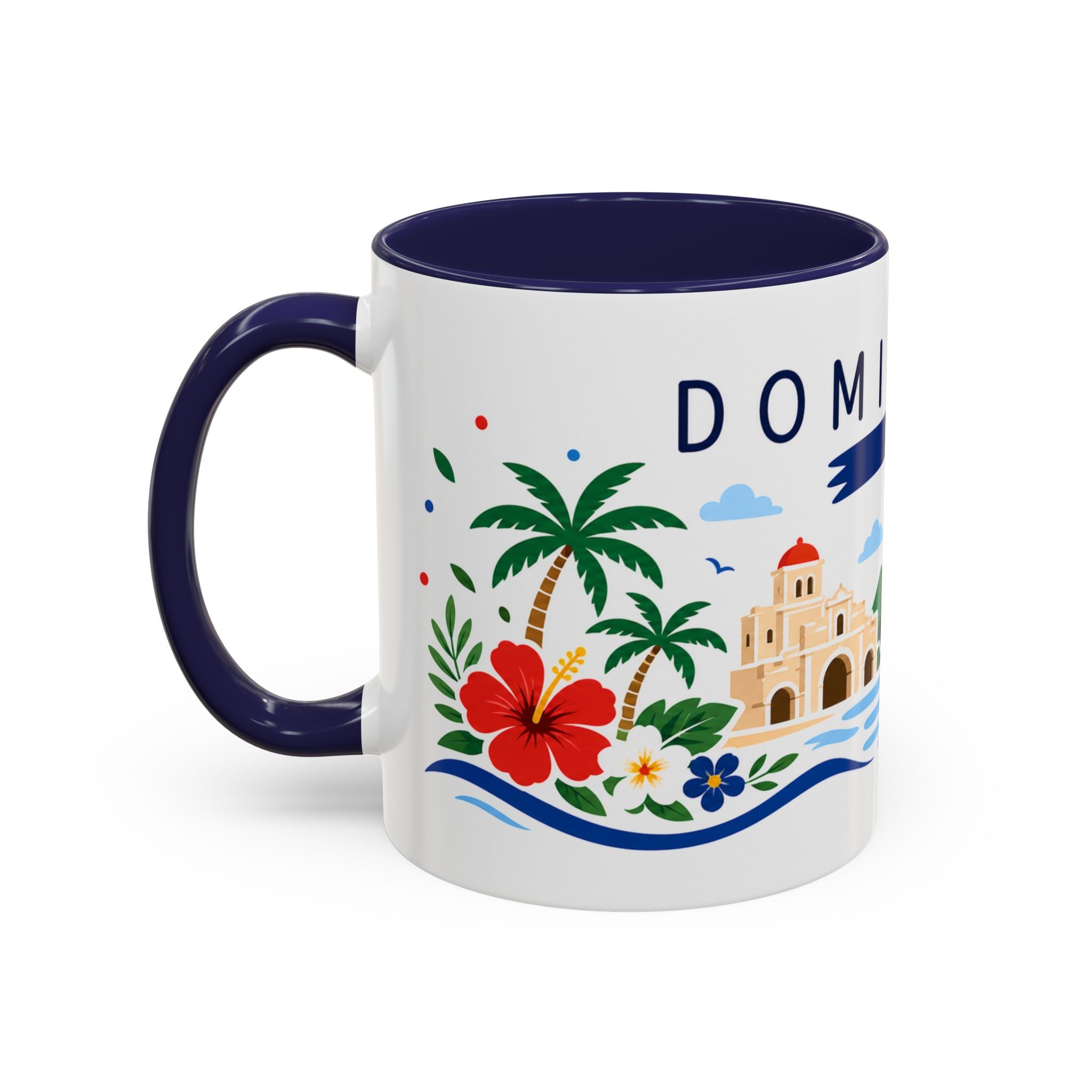 Dominican Republic Coffee Mug | Travel Souvenir Accent Mug | Country Gift Ceramic Cup 11oz 15oz