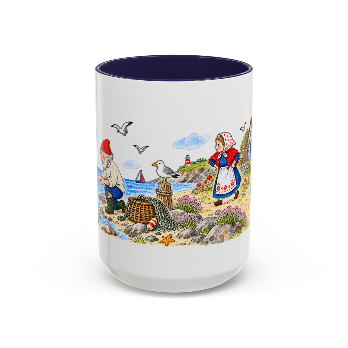 The Fisherman and His Wife Mug | Storybook Fairy Tale Accent Coffee Mug | EveryLegend
