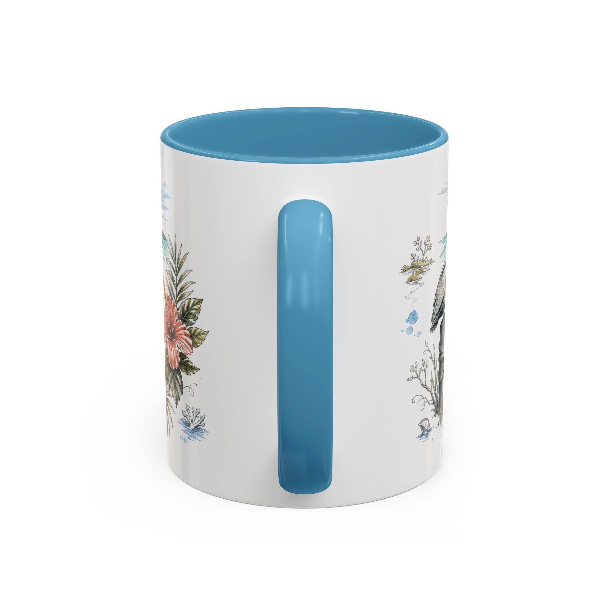 Florida Keys Mug, Florida Travel Souvenir, Bucket List Gift, Accent Ceramic Coffee Mug 11oz 15oz