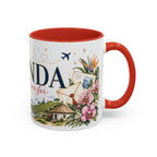 Uganda Home Country Mug | Moving Away Gift | Long Distance Friendship | 11 oz 15 oz Accent Mug