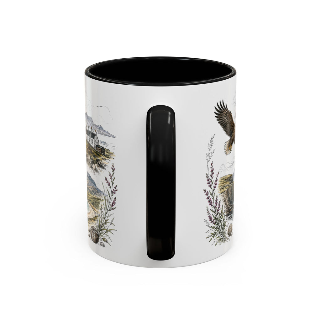 Isle of Mull Mug, Scotland Travel Souvenir, Bucket List Gift, Accent Ceramic Coffee Mug 11oz 15oz