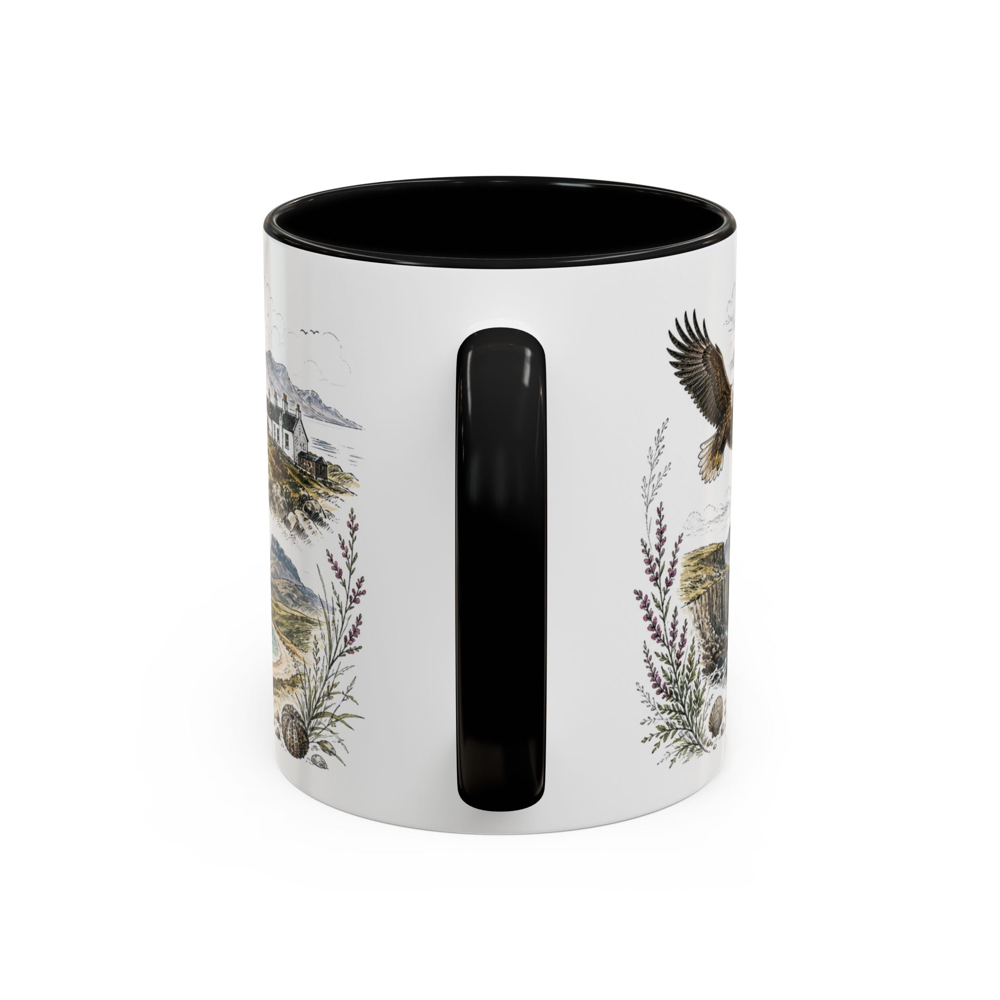 Isle of Mull Mug, Scotland Travel Souvenir, Bucket List Gift, Accent Ceramic Coffee Mug 11oz 15oz