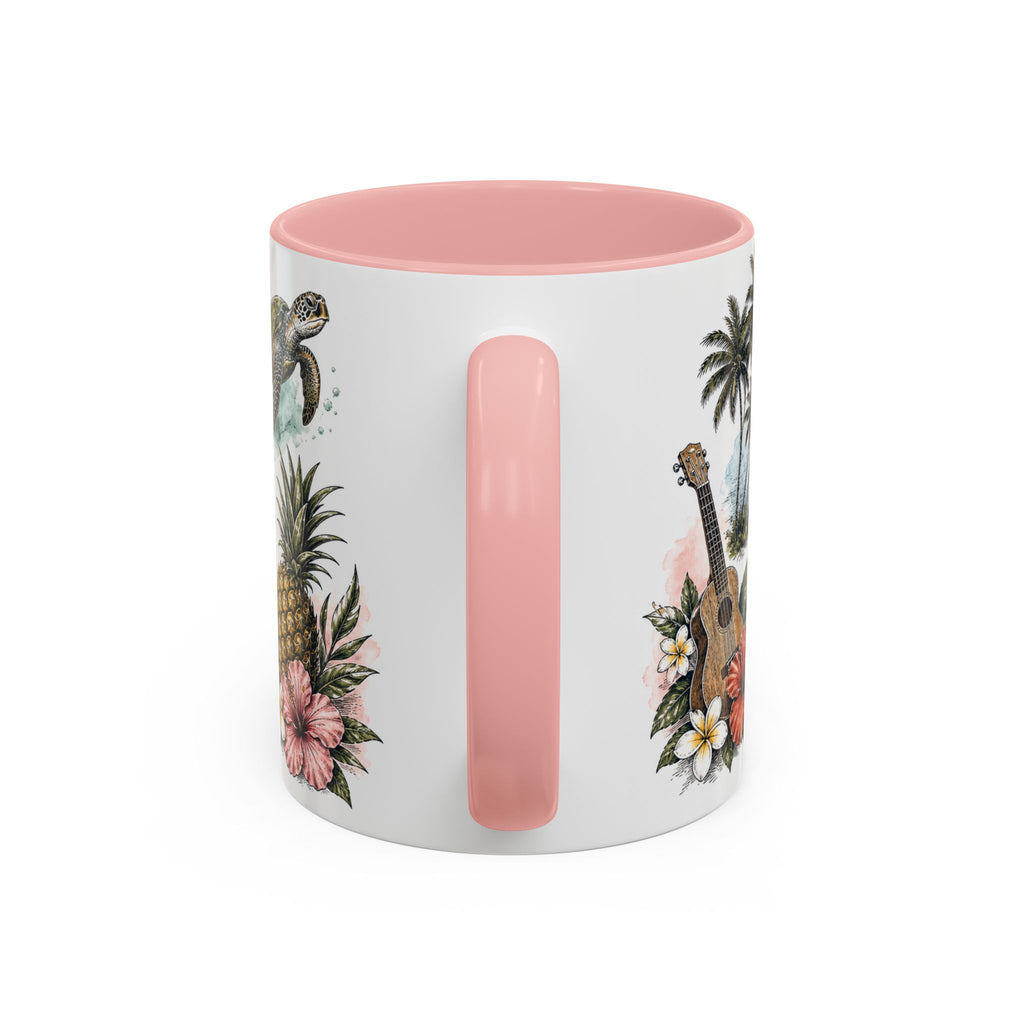 Honolulu Coffee Mug | United States Travel Souvenir | Vintage Illustrated City Gift | 11 oz 15 oz Accent Mug