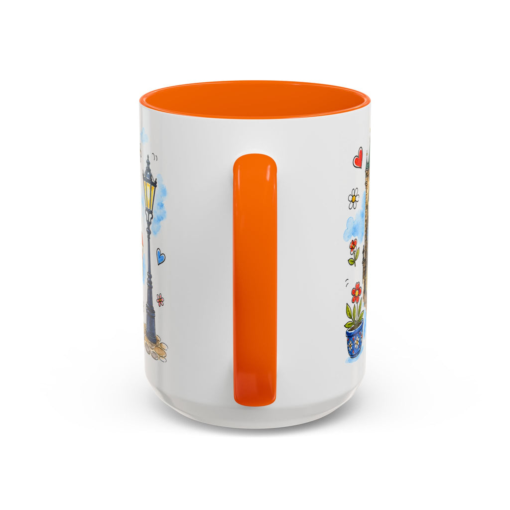 Prague Travel Mug | European City Souvenir Accent Coffee Mug | 11oz 15oz Ceramic Cup