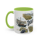 Douro Valley Mug, Portugal Travel Souvenir, Bucket List Gift, Accent Ceramic Coffee Mug 11oz 15oz