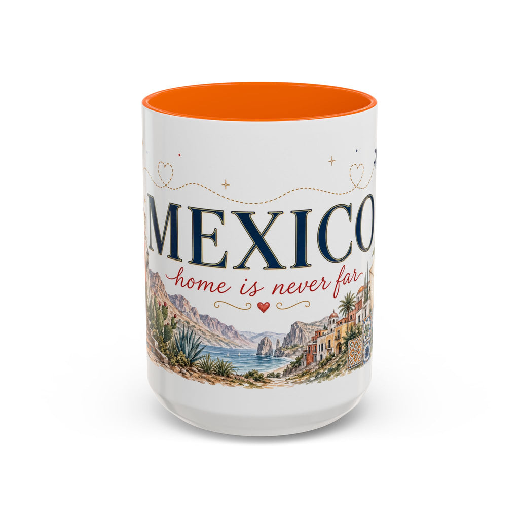 Mexico Home Country Mug | Moving Away Gift | Long Distance Friendship | 11 oz 15 oz Accent Mug