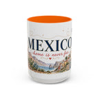 Mexico Home Country Mug | Moving Away Gift | Long Distance Friendship | 11 oz 15 oz Accent Mug