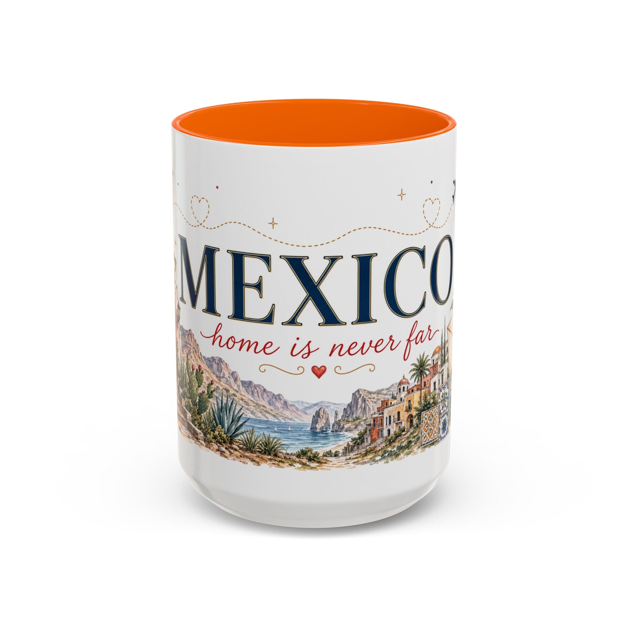 Mexico Home Country Mug | Moving Away Gift | Long Distance Friendship | 11 oz 15 oz Accent Mug
