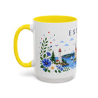 Estonia Coffee Mug | Travel Souvenir Accent Mug | Place Gift Ceramic Cup 11oz 15oz