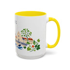 Vilnius Coffee Mug | Lithuania Travel Souvenir | Porcelain Decal City Gift | 11oz 15oz Accent Mug