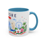 Singapore Coffee Mug | Travel Souvenir Accent Mug | Country Gift Ceramic Cup 11oz 15oz