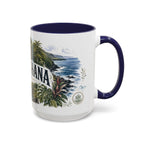 Road to Hana Mug, Maui Travel Souvenir, Bucket List Gift, Accent Ceramic Coffee Mug 11oz 15oz