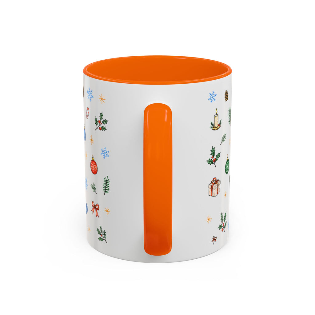 Nashville Christmas Mug | Watercolor City Souvenir, Acoustic Guitar, Harmonica (11oz 15oz)