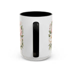 Indiana State Mug | Moving Away, Long Distance Friendship Gift | Botanical Map Accent Cup