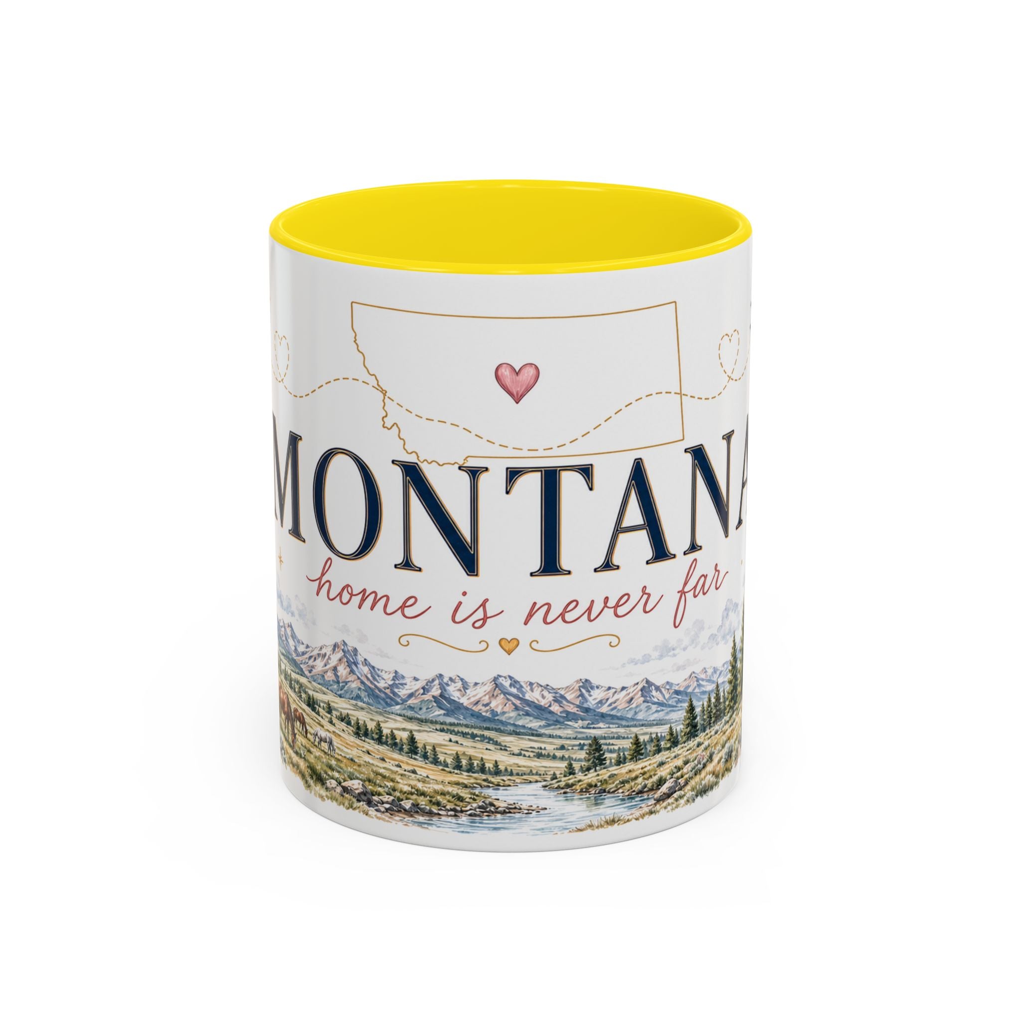 Montana Home State Mug | Moving Away, Long Distance Friendship Gift (11oz 15oz)
