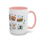 Philadelphia Coffee Mug | Postage Stamp Collage Mug | Travel Souvenir Accent Cup 11oz 15oz