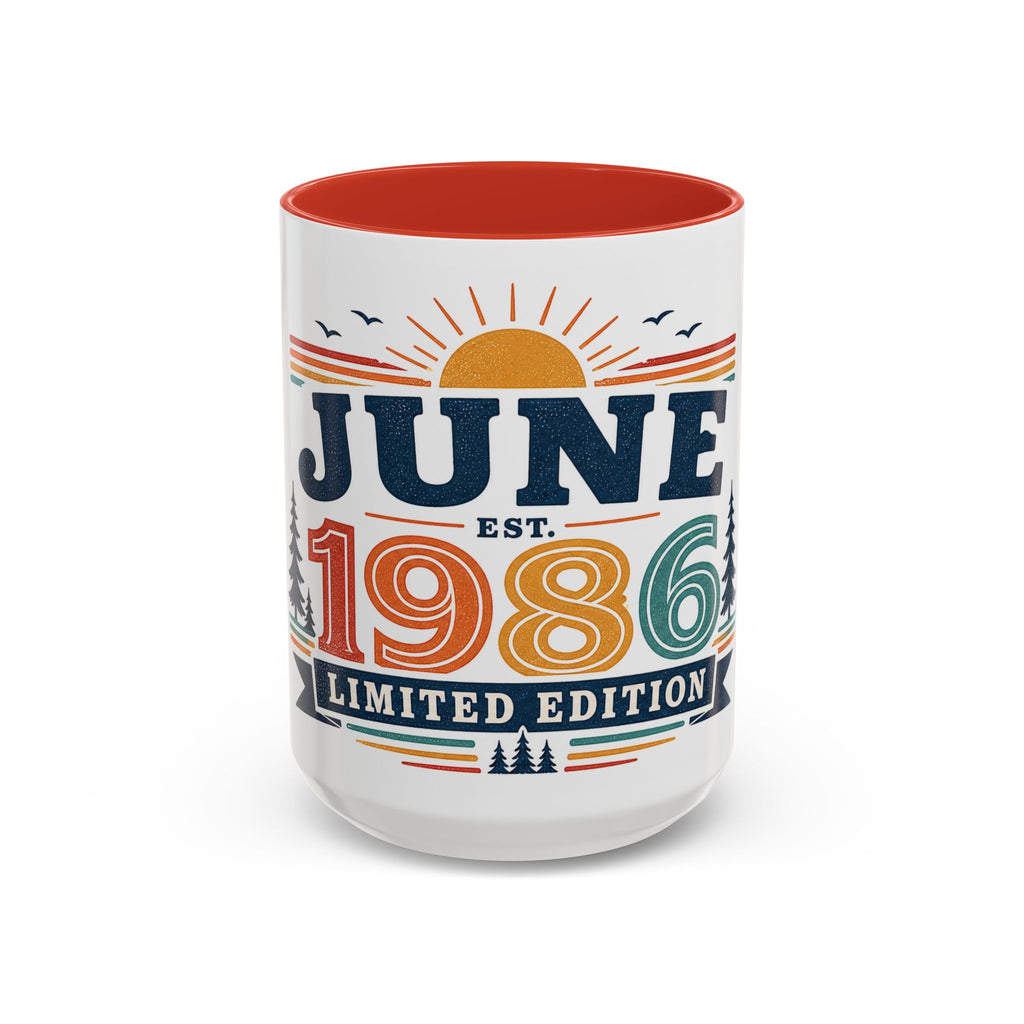 Custom Retro Birthday Mug | Personalized Month Year Gift (11oz 15oz)