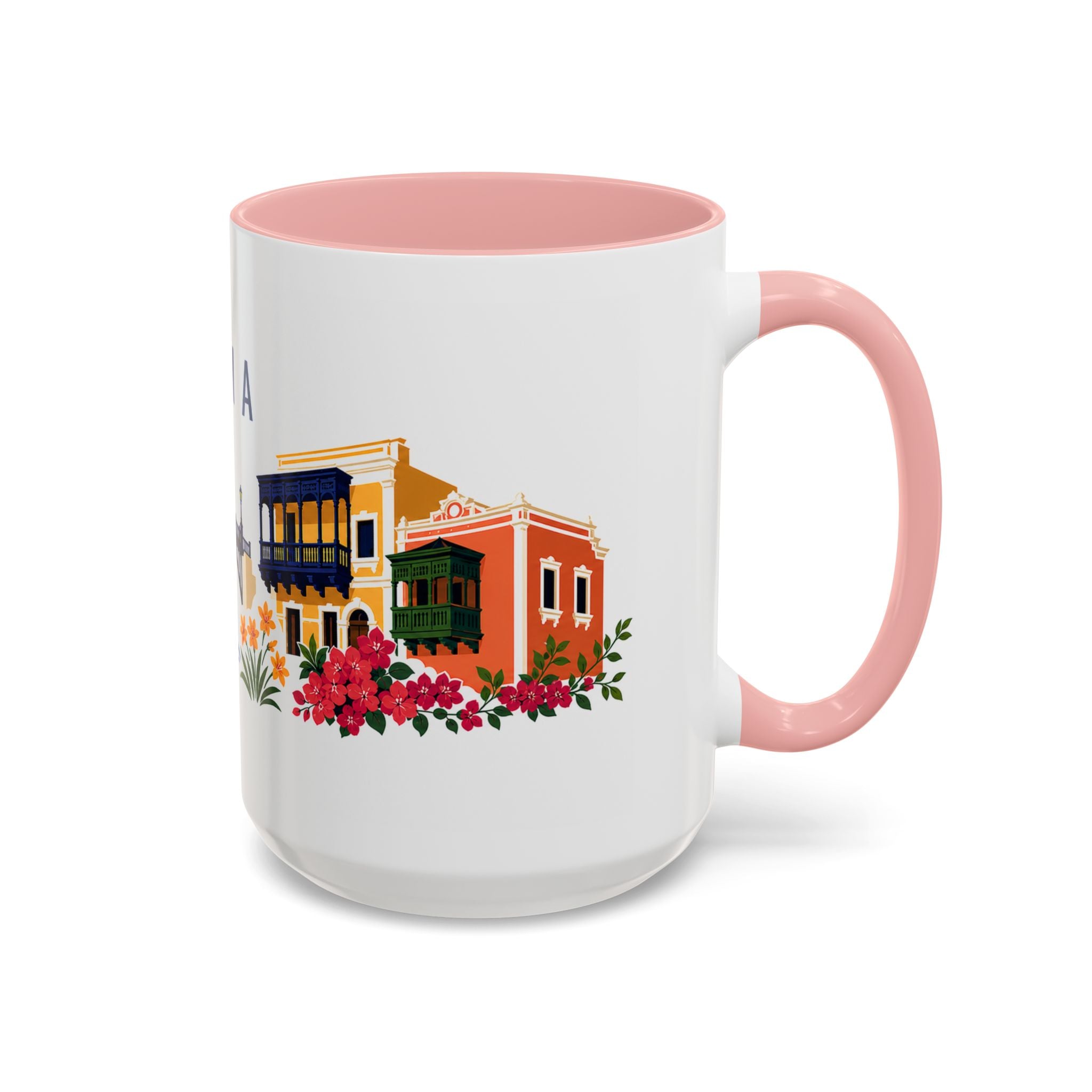 Lima Coffee Mug | Peru Travel Souvenir | Porcelain Decal City Gift | 11oz 15oz Accent Mug