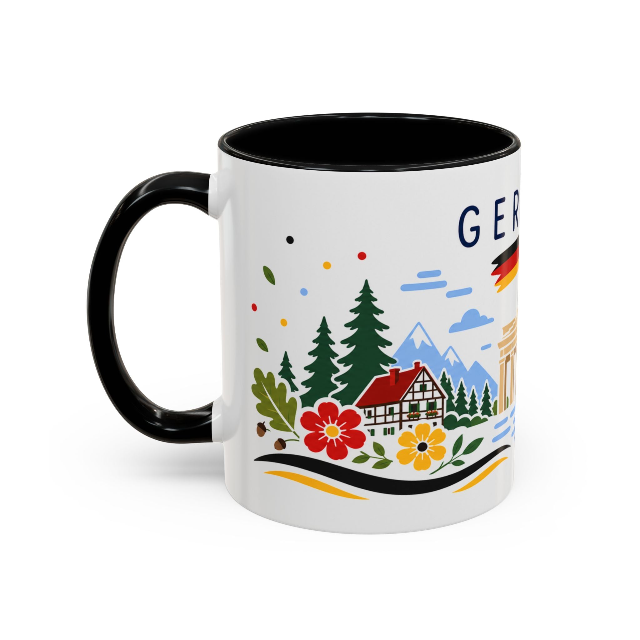 Germany Coffee Mug | Travel Souvenir Accent Mug | Country Gift Ceramic Cup 11oz 15oz