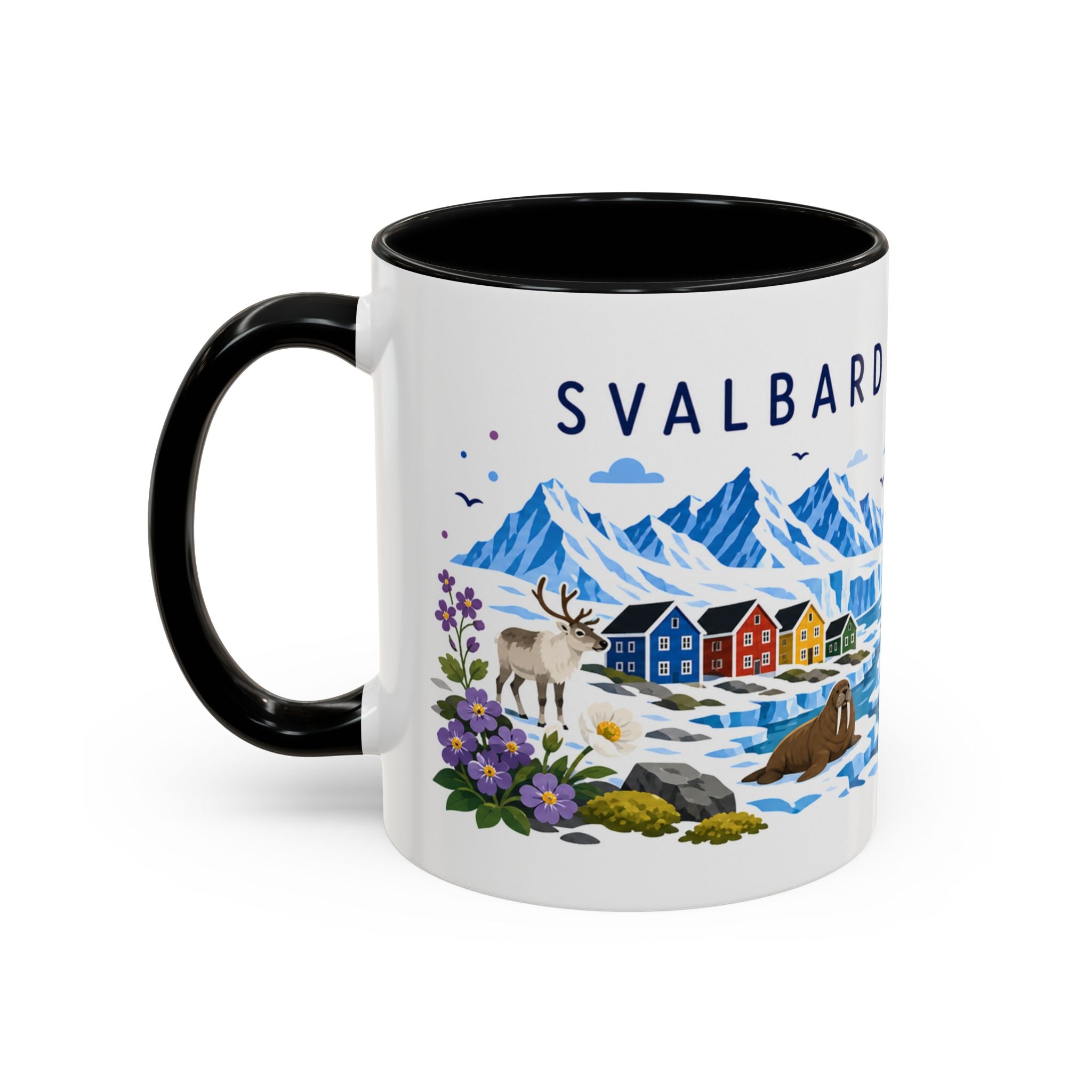 Svalbard & Jan Mayen Coffee Mug | Travel Souvenir Accent Mug | Country Gift Ceramic Cup 11oz 15oz