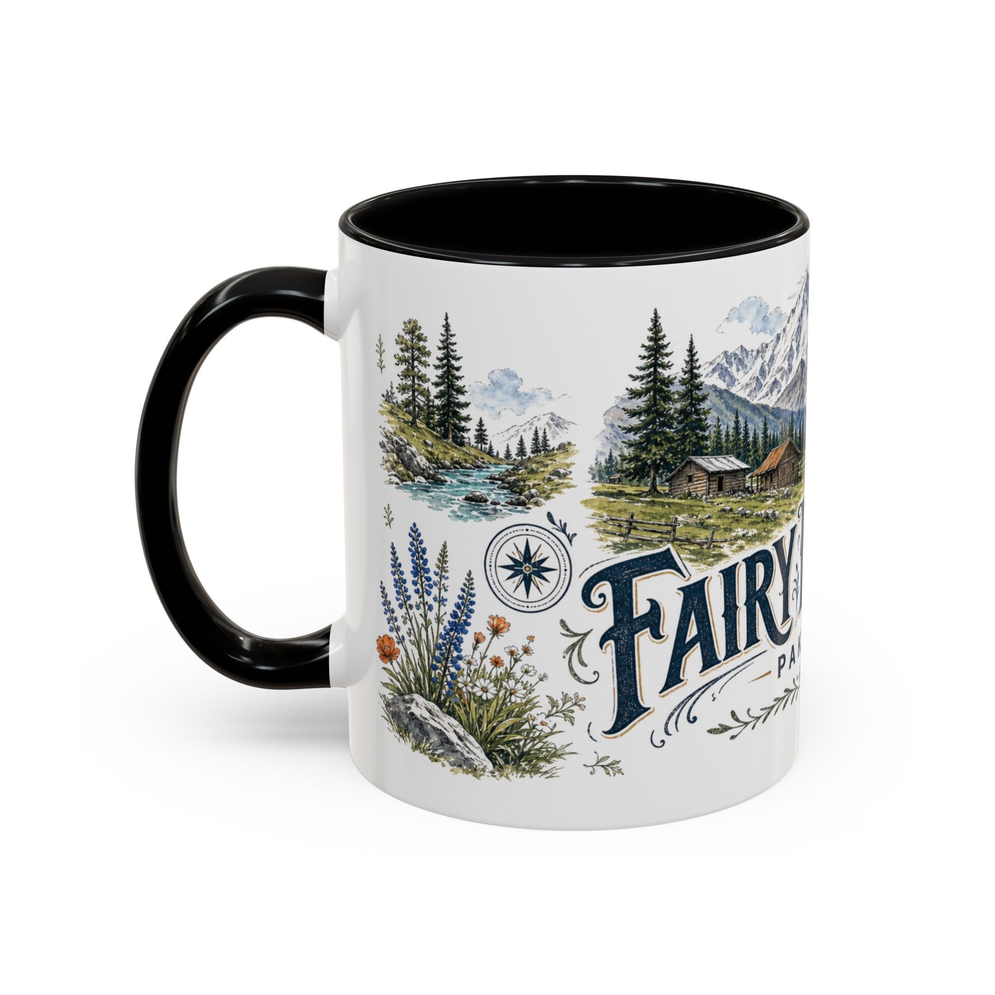 Fairy Meadows Mug, Pakistan Travel Souvenir, Bucket List Gift, Accent Ceramic Coffee Mug 11oz 15oz