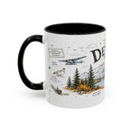 Denali National Park Coffee Mug | Alaska National Park Hiking Gift | Accent Color Ceramic 11oz 15oz