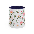 Iowa Wild Rose Mug, State Flower Floral Coffee Cup, 11oz Botanical Gift