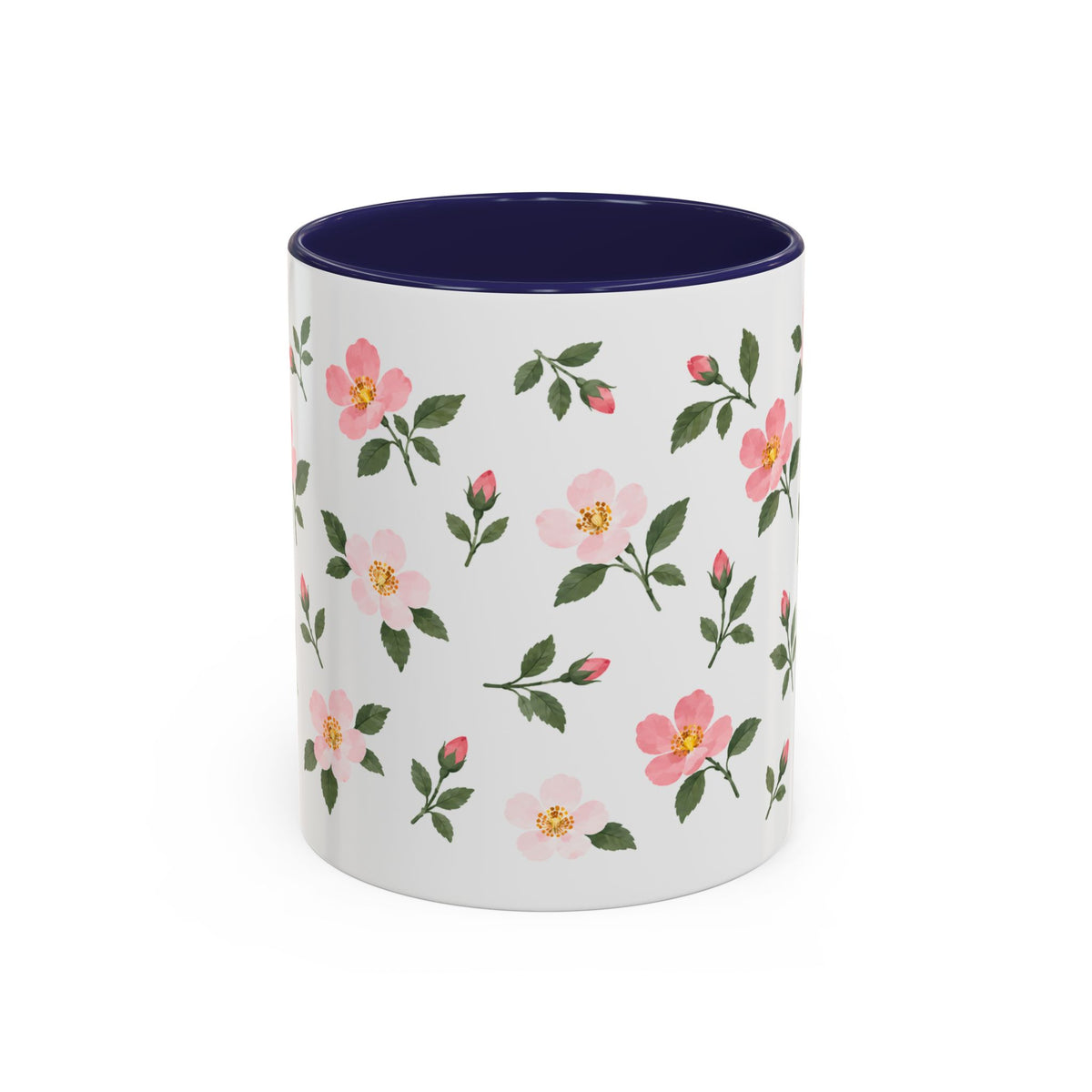 Iowa Wild Rose Mug, State Flower Floral Coffee Cup, 11oz Botanical Gift