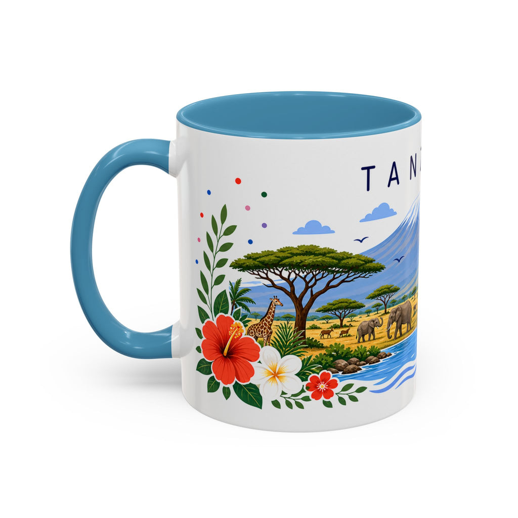 Tanzania Coffee Mug | Travel Souvenir Accent Mug | Place Gift Ceramic Cup 11oz 15oz
