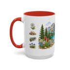 Glacier National Park Mug | US Travel Souvenir Accent Coffee Mug | 11oz 15oz Ceramic Cup