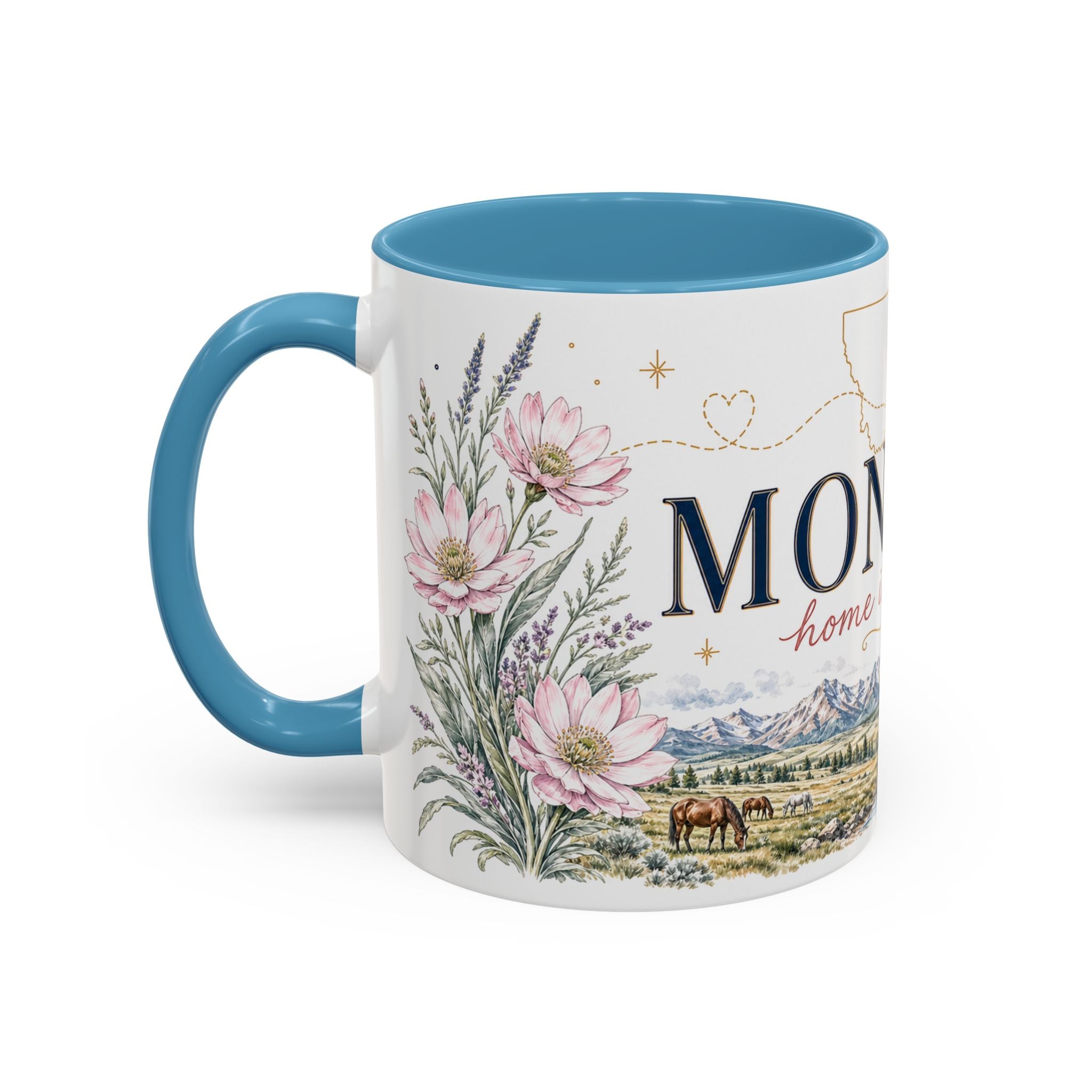 Montana Home State Mug | Moving Away, Long Distance Friendship Gift (11oz 15oz)