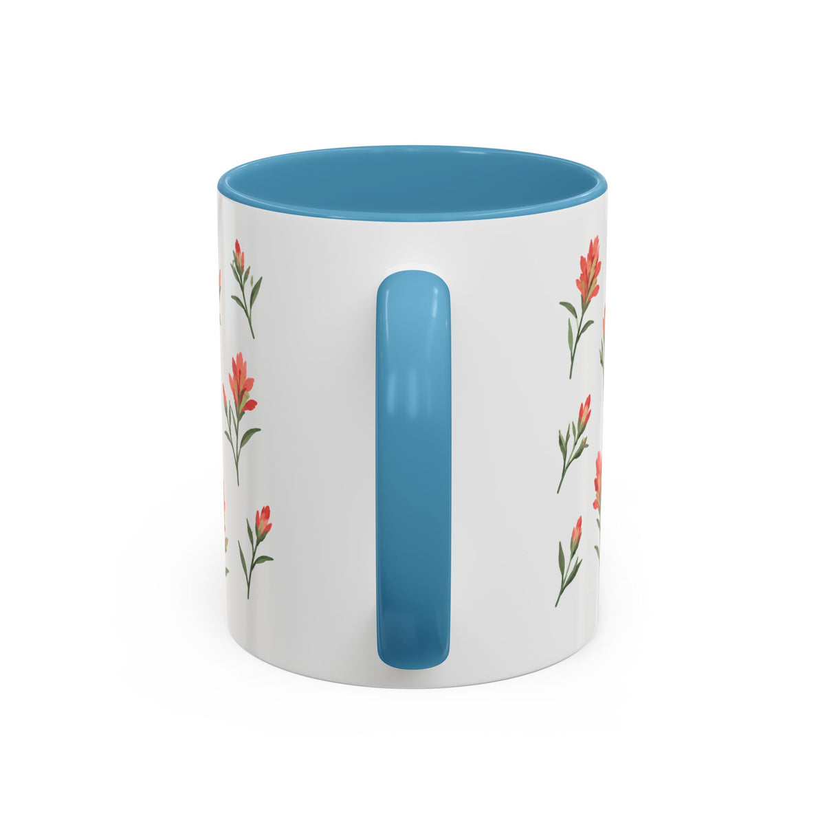 Wyoming Indian Paintbrush Mug, State Flower Floral Coffee Cup, 11oz Botanical Gift