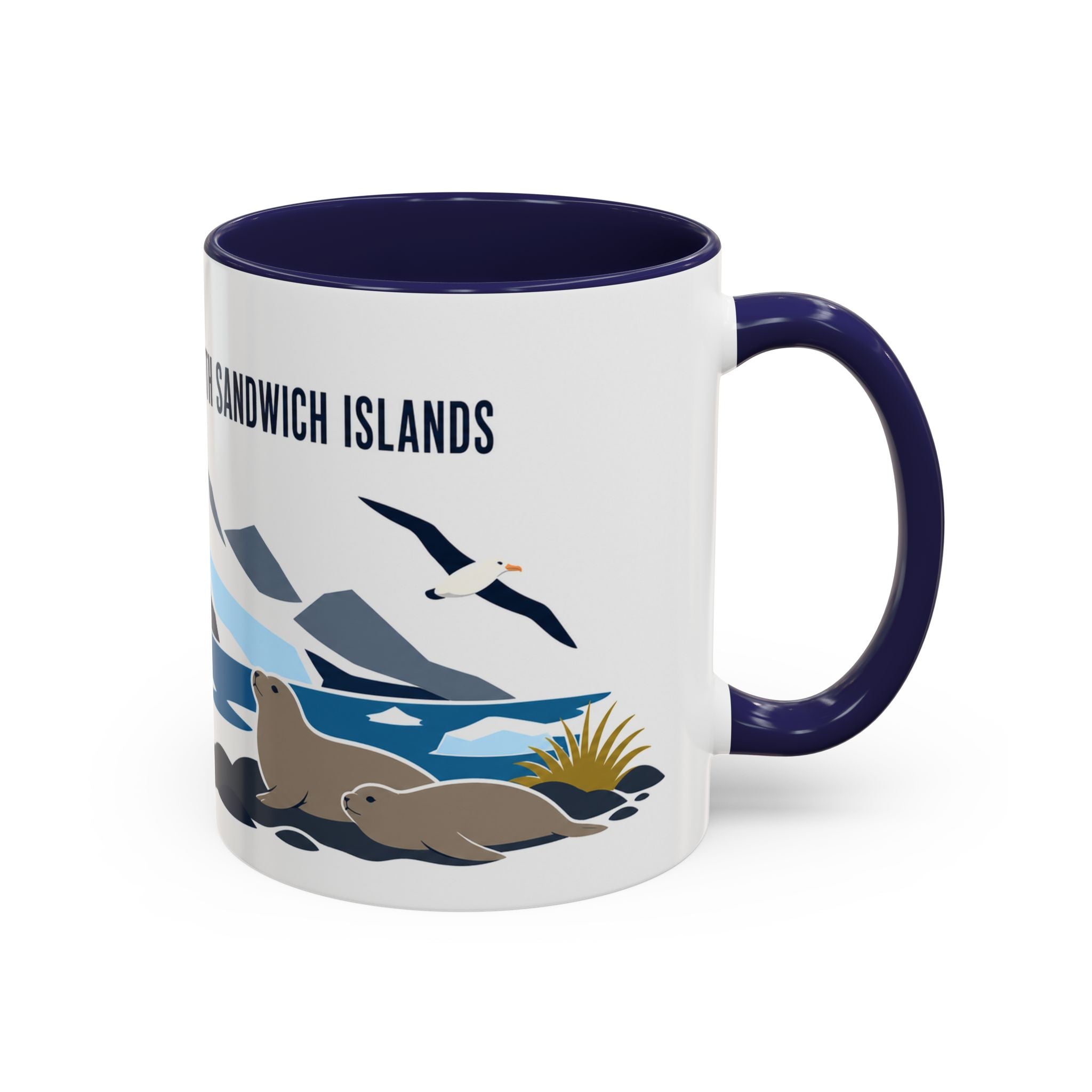 South Georgia and South Sandwich Islands Coffee Mug | Travel Souvenir Accent Mug | Country Gift Ceramic Cup 11oz 15oz