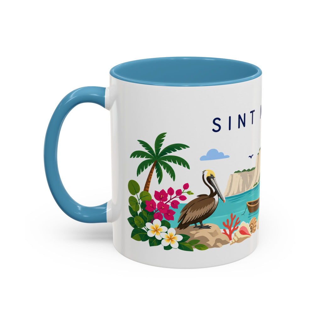 Sint Maarten Coffee Mug | Travel Souvenir Accent Mug | Country Gift Ceramic Cup 11oz 15oz