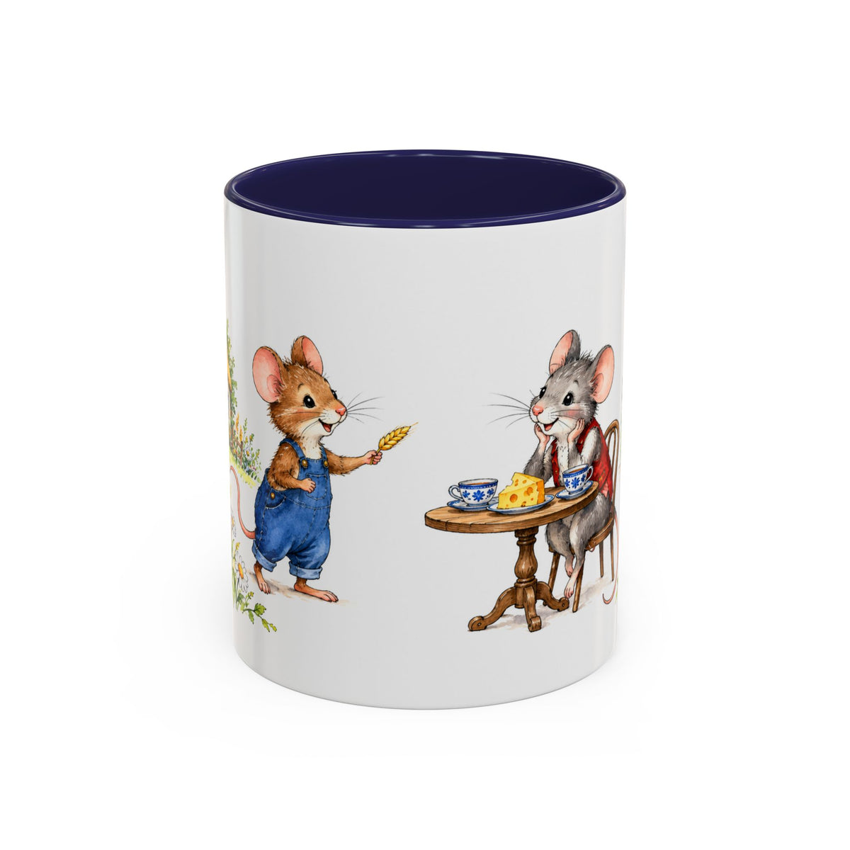 Town Mouse Country Mouse Mug | Storybook Tea Time Ceramic Mug (11oz/15oz)