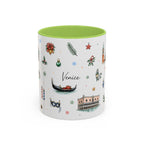 Venice Christmas Mug | Watercolor City Souvenir, Travel Memory Cup