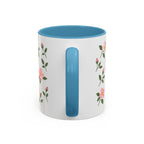 Iowa Wild Rose Mug, State Flower Floral Coffee Cup, 11oz Botanical Gift