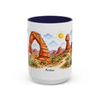 Arches National Park Mug | US Travel Souvenir Accent Coffee Mug | 11oz 15oz Ceramic Cup