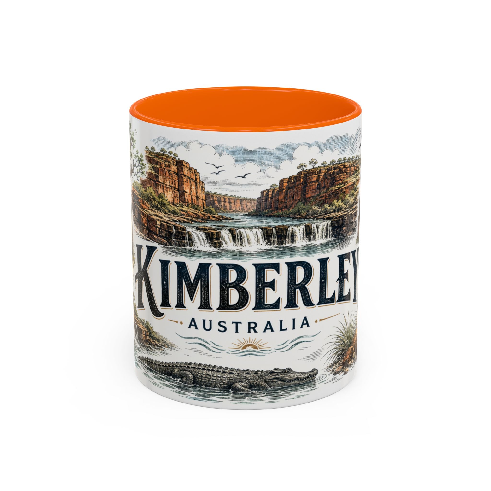 Kimberley Mug, Australia Travel Souvenir, Bucket List Gift, Accent Ceramic Coffee Mug 11oz 15oz