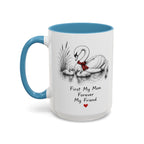 Swan Mom Coffee Mug | Forever My Friend | Mother's Day Gift